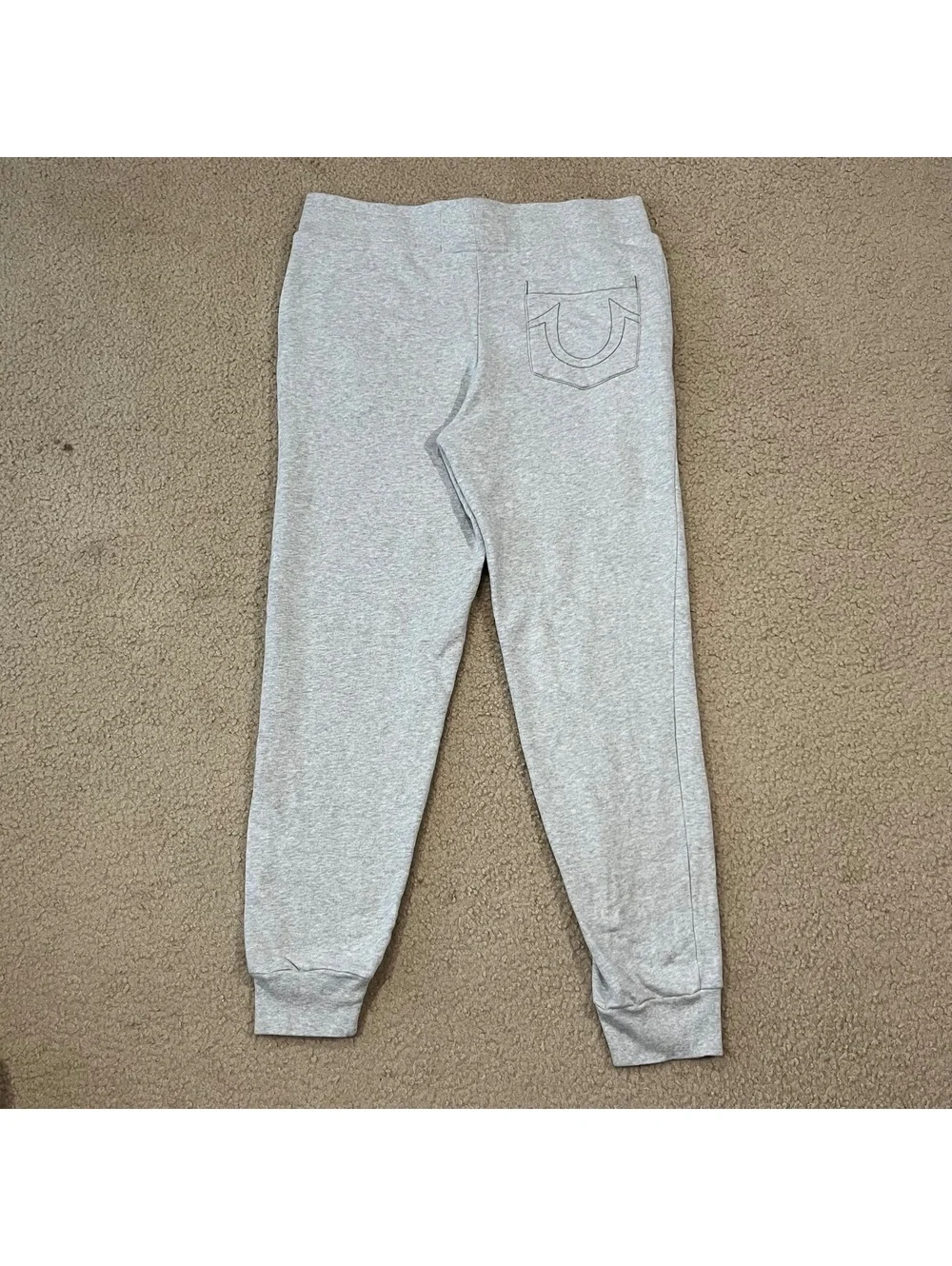 True Religion Mens Jogger Sweatpants Gray Size Large